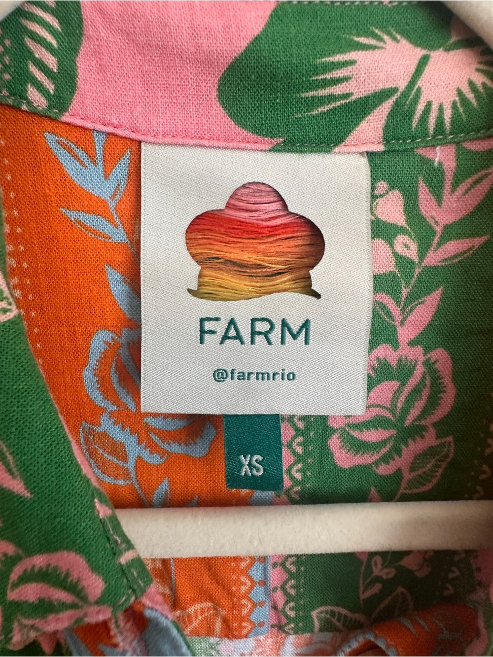 Farm Rio' Multi-Color Floral Patchwork Romper - Picture 2 of 3